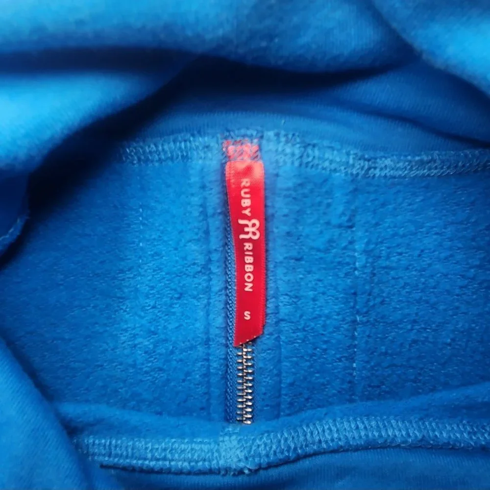 Ruby Ribbon Zip Back Sweatshirt #1661 - Picture 13 of 13